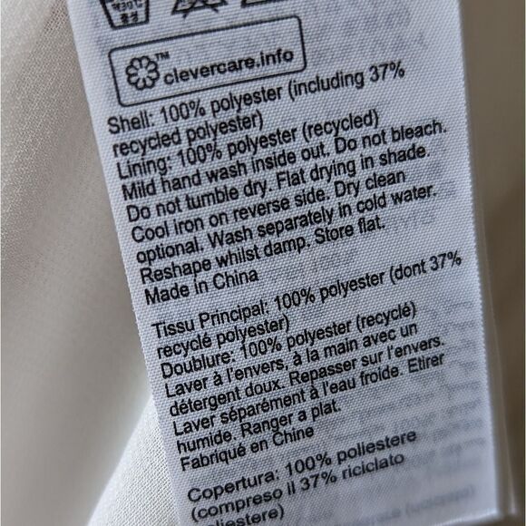 All Saints White Pleated Dress - Picture 8 of 15